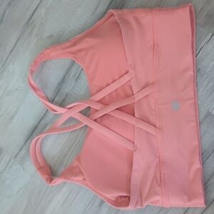 Lululemon medium support Coral sports bra 6/8